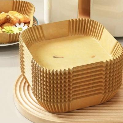 Food-Grade Air Fryer Parchment Paper - Oil-Proof & Heat Resistant To 450°F, Promotes Even Cooking, Set of 100 Sheets