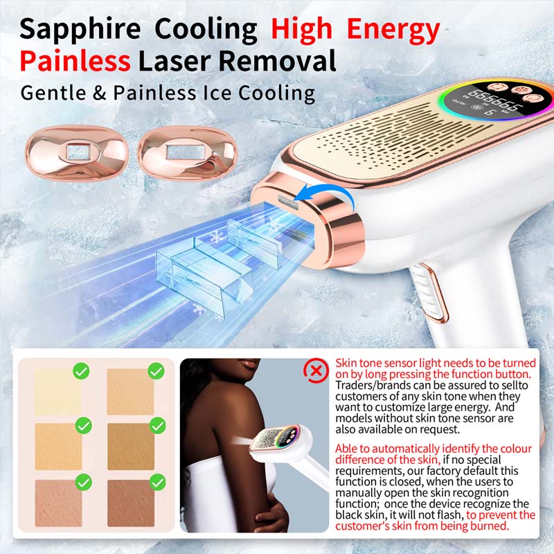 New Technology Products Electric for Face and Body Machine Epilator Portable Permanent Handheld Home Use Ipl Laser Hair Removal