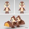 Aoshima Bunka Kyozai Rakupla Tokotoko Disney Character Chip Dale Plastic Model Kit Co., Ltd. No. DP-12 & Pre-colored