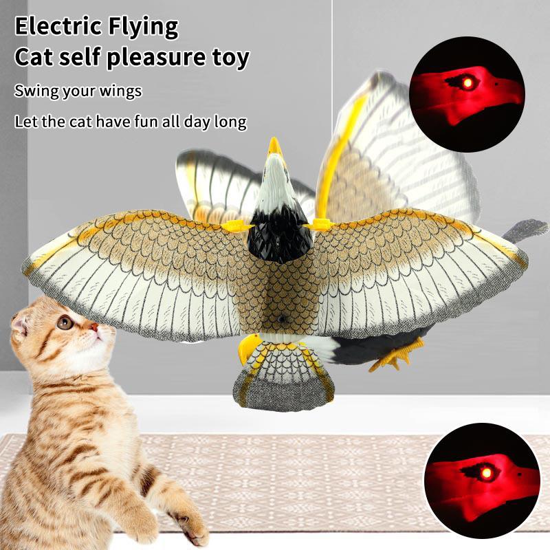 Jouet Aigle Volant Électrique Avec Ailes Battantes Lumière Lumineuse Et Musique Vive Pour Cadeaux d'Anniversaire d'Enfants Jouet d'Intérieur Extérieur
