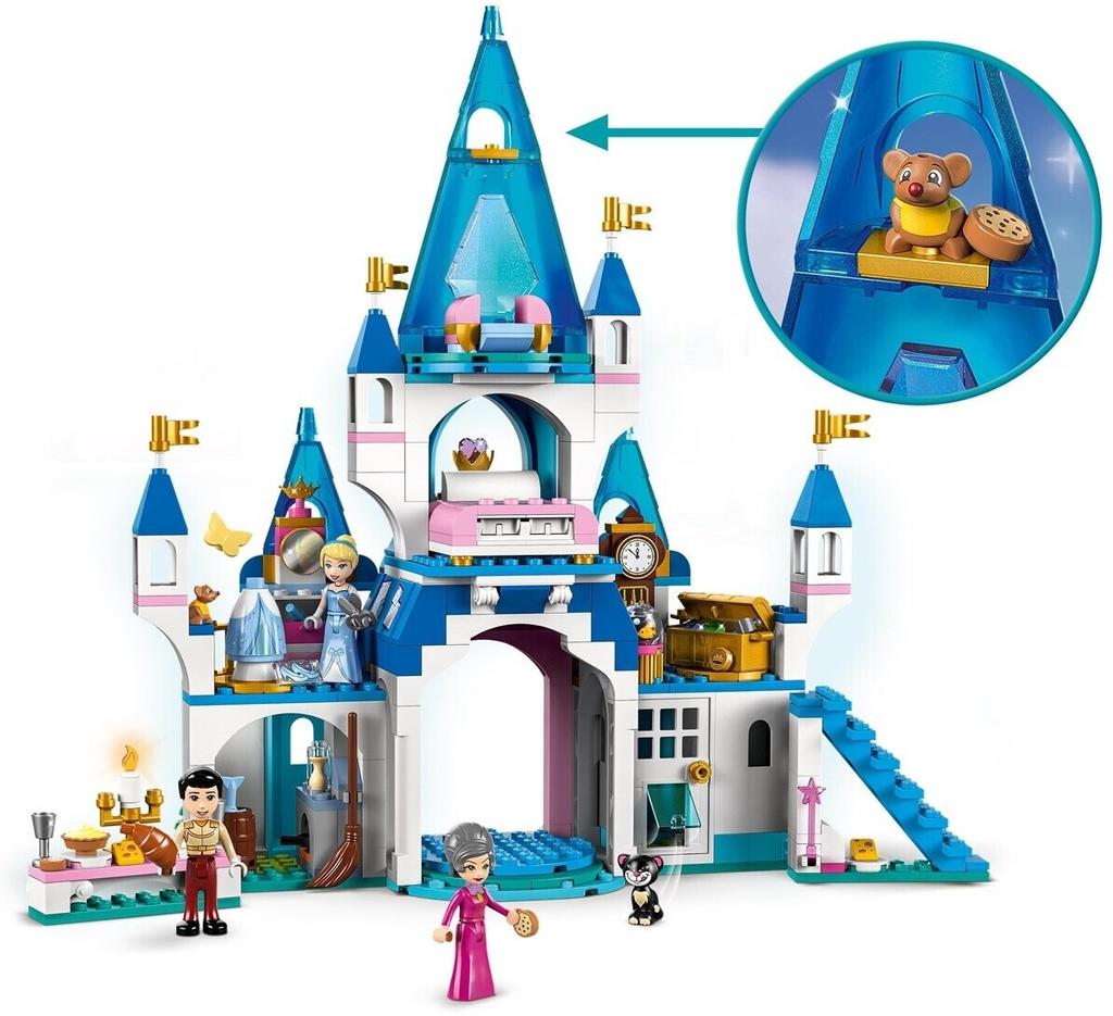 LEGO конструктор дом Disney Princess – Замок Золушки (43206)