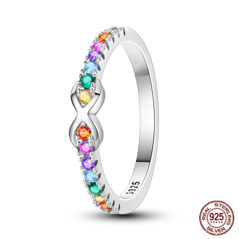 butterfly flower snake Original Luminous Firefly Rings Eternal Heart-Shaped Zircon Rings Fine Wedding Jewelry Gifts