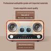 SANSUI M880 Wooden Wireless Bluetooth Speaker with CD Player & Radio CN Plug (adapter Included)