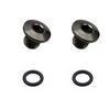 High Performance Bicycle Bleed Screw Kit 2pcs with O Rings for Brake Systems