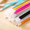 50 Disposable Lip Brush Wands - Mini Lipstick & Gloss Makeup Tools