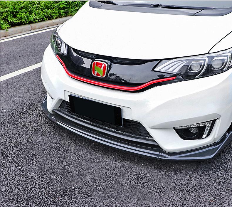 2014-2017 Fit Front Lip & RS Rear Spoiler Kit: Includes Rear Bumper & Diffuser