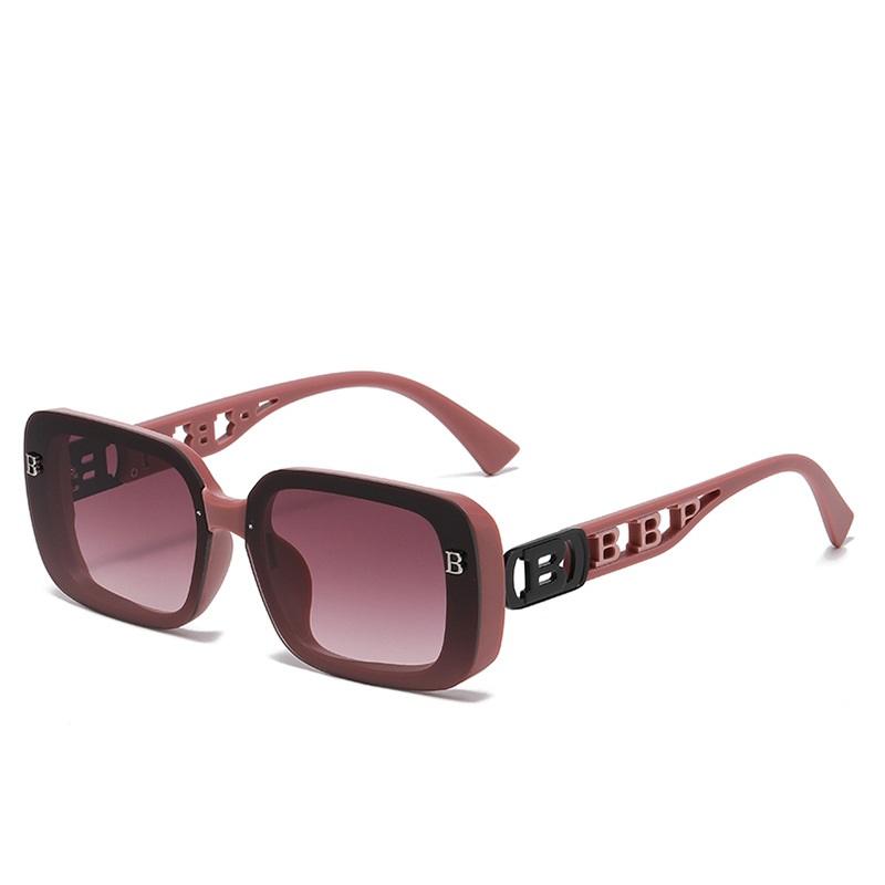 Sunglasses Women  Luxury Brand Designer Fashion High Quality Square B Men Gradient Sun Glasses For Ladies Eyewear Uv400