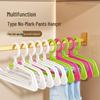 Multifunctional Non-Slip Clothes Hanger: Plastic Pants Rack & Drying Support