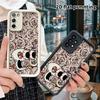 Phone Case: 2D Flat Samsung Galaxy A34 A35 M05 M06 S20 S22 S21 FE Plus 5G Protective Case, Cartoon Skull, Christmas and Halloween Gift