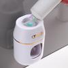 Upgrade Your Bathroom With This 1Pc Toothpaste Squeezer And Storage Rack - Automatic Toothpaste Refills Made Easy!
