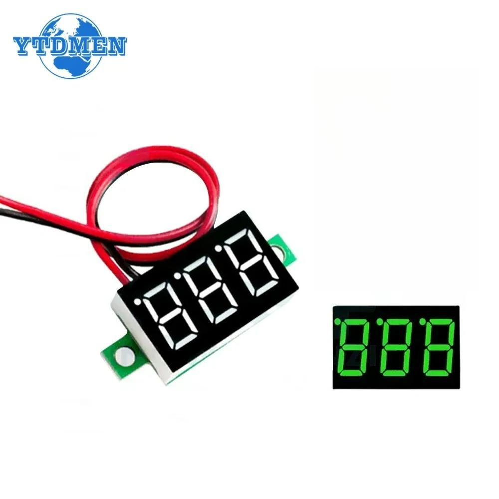 1PCS 0.36 Inch Voltmeter DC 0-32V 4.5V-30V LED Mini Digital Voltmeter LED Display Volt Meter Gauge Voltage Panel Meter 2 3 Wires