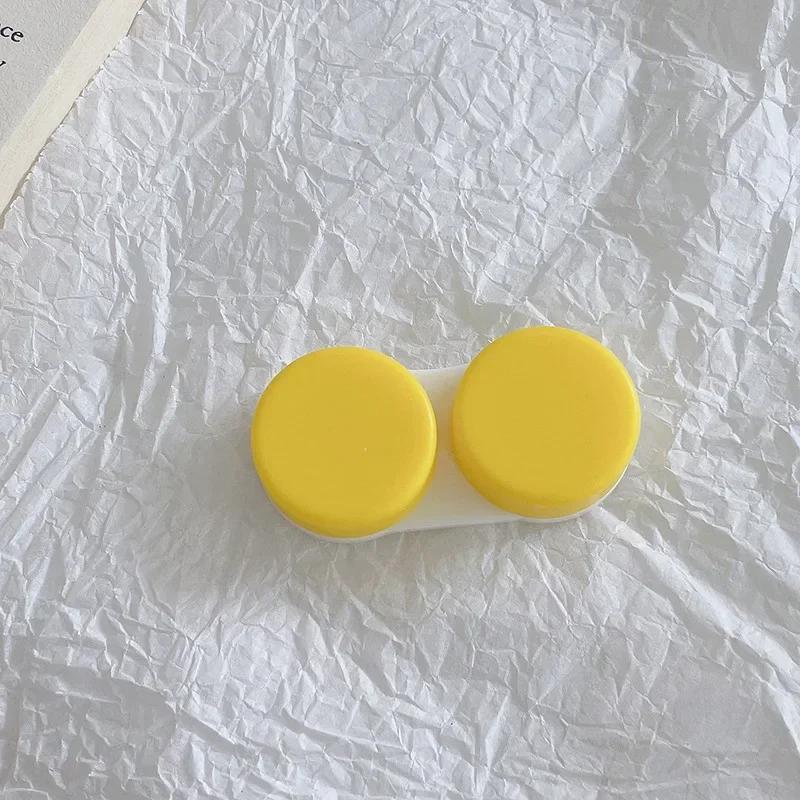 Mini Portable Contact Lens Case Eyes Contacts Care Container Box Contact Lenses Storage Box Color Contact Lens Box 1pcs