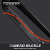 TOSEEK Matte 3K Carbon Faser Mountainbike Gabel 1-1/8" Starre Scheibenbremse MTB Fahrrad Gabeln 26/27,5/29er Gerade Rohr 28,6mm