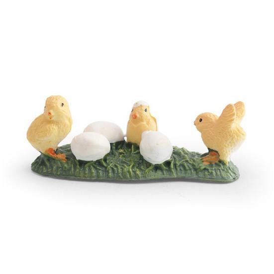 

Simulation Poultry Model Realistic Chick Duck Goose Figurine Miniature Farm Animal Educational Toy Home Office Decoration Ornament E