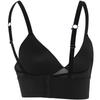 Puma Solid Color Sports Breathable Backless Casual Full Cup Bra Women Underwear Black 701229178-001