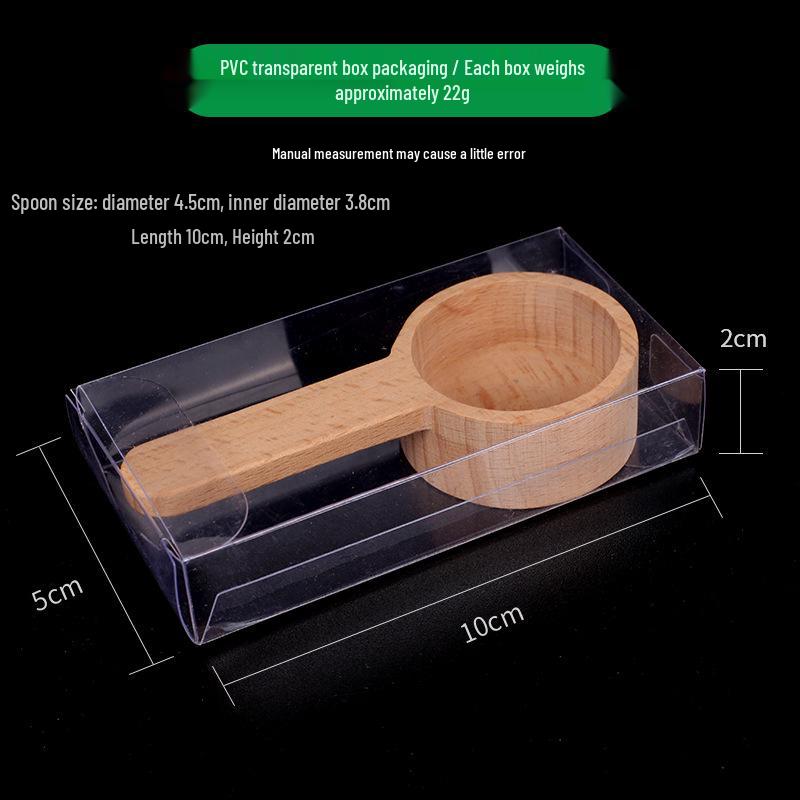 Wooden Coffee Measuring Spoon 8g/10g - Black Walnut & Beech, Long/Short Handle