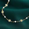 Summer New Daisy Flower Chain Anklets for Women Trendy Beach Starfish Shell Beads Anklet Bracelet On Leg Foot Chain Boho Jewelry