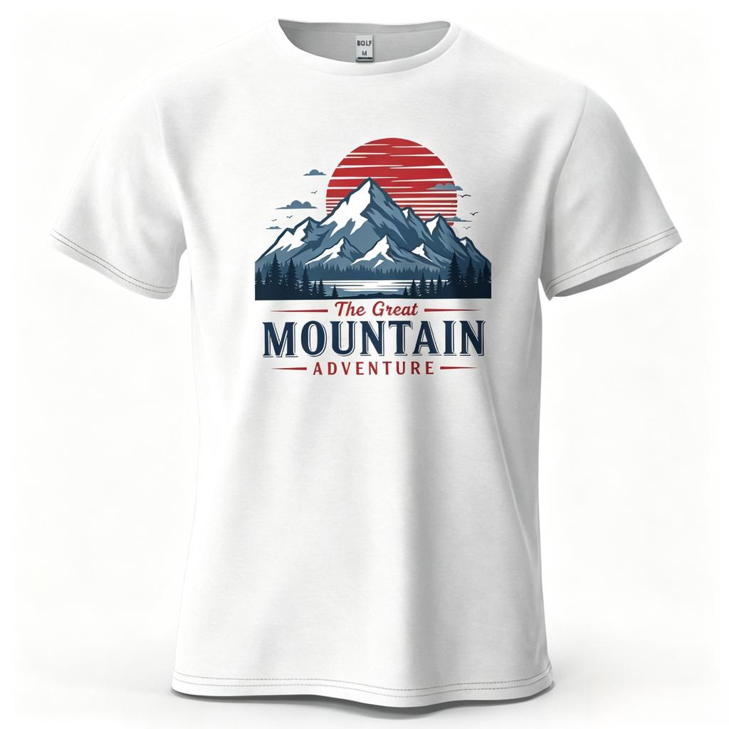 Unisexs Outdoor Adventure Graphic Short Sleeve Tshirt Vintage Printed Tops Tee For Unisex Summer Casual Sportswear