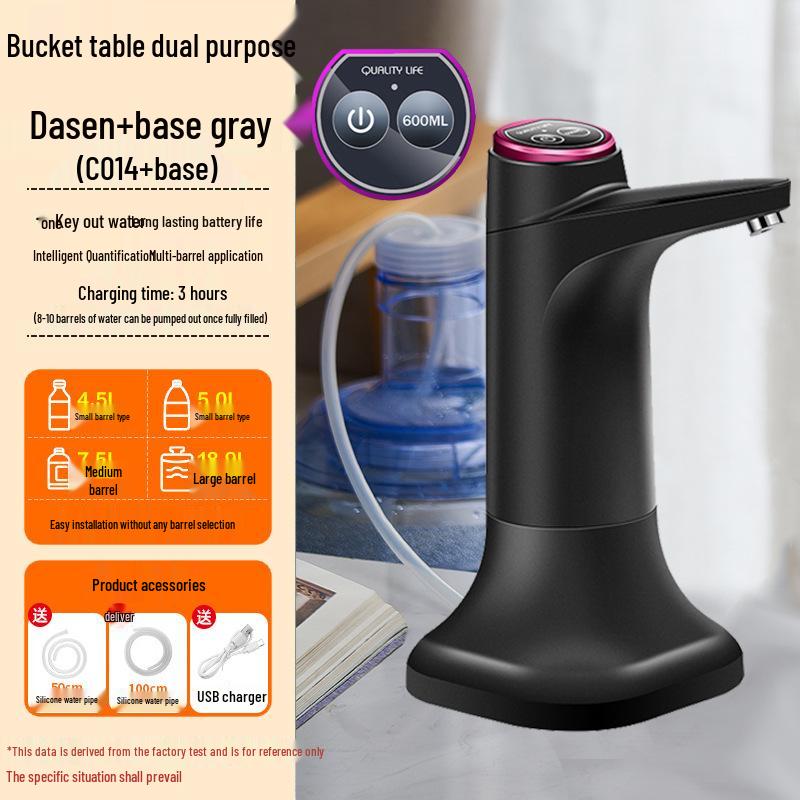 Wireless Portable Office Water Dispenser with Automatic Refill and Home Charging.