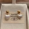 Natural Baroque Pearl Earrings Full of Gentle Love Earrings Elegant Fashion Light Luxury High Sense Personalized Earrings