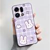 Phone Case For LG Q61/K61 Soft Silicone Black Case Ins Style Popular Pattern Moonlight Love Tree LMQ630N LMQ630 Casing