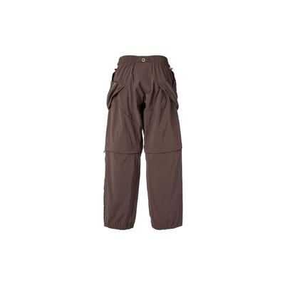 adidas Originals FW23 Tři pruhy Odnímatelné Teplákové Explorace Multifunkční Vintage Sportovní Kapsáčové Kalhoty Unisex Kalhoty Hnědé IX7083