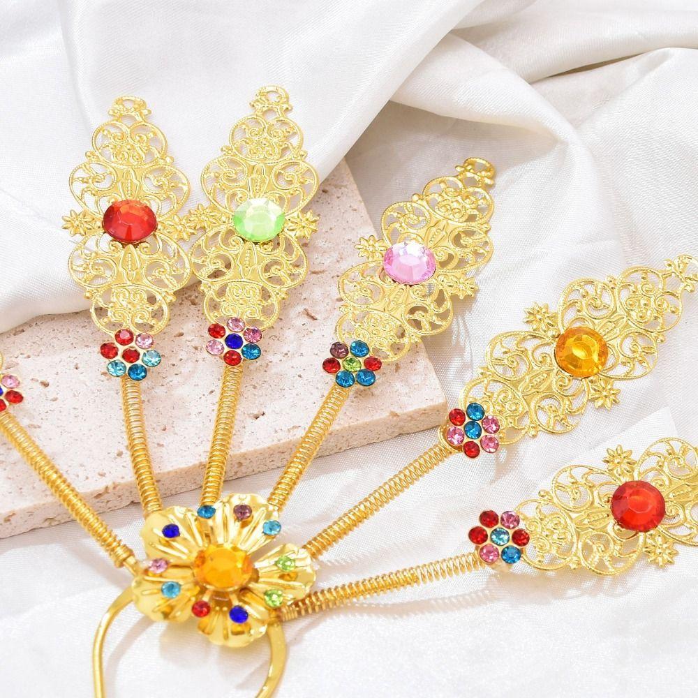 Ancient Hanfu Headwear Metal Hair Sticks U Shape Hairpin  Hairstyle Design Tool