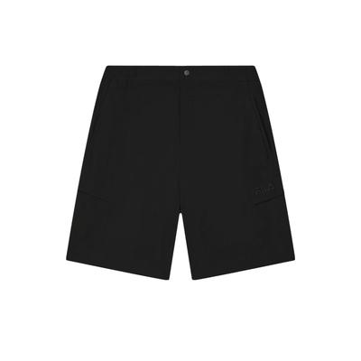 Heritage Series Minimalist Lace-Up Fashion Five-Point Casual Shorts Men Shorts Black F11M538804F-BK