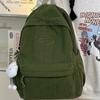 Schoolbag Corduroy Large Capacity Backpack New Casual Versatile Striped Velvet Mori Backpack Lightweight High School Student School Bag