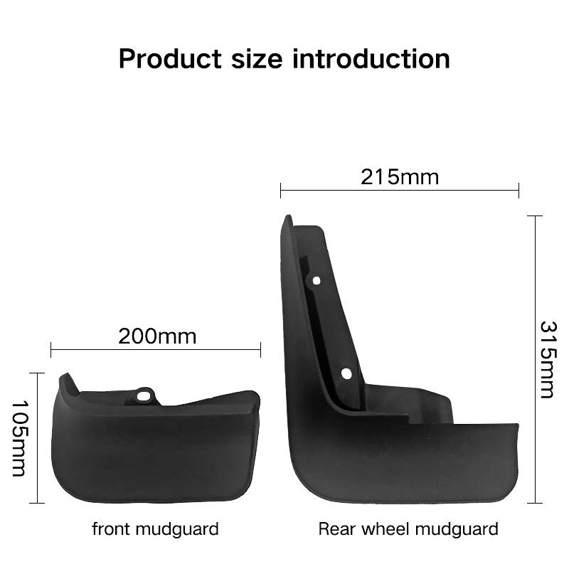 Cheap Mud Flaps For Volkswagen VW Transporter Caravelle Multivan T5 T6