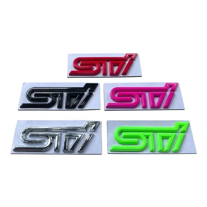Metal Car Rear Trunk Emblem Sticker Side Badge Decal for Subaru STI Logo WRX Forester XV Outback Impreza Tribeca Crosstrek Exiga O111
