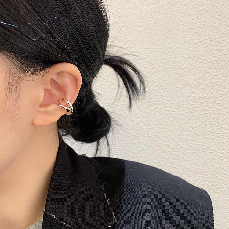 Geometric No-Piercing Ear Cuff for Women – Stylish, Versatile Accessory with Unique Personality
