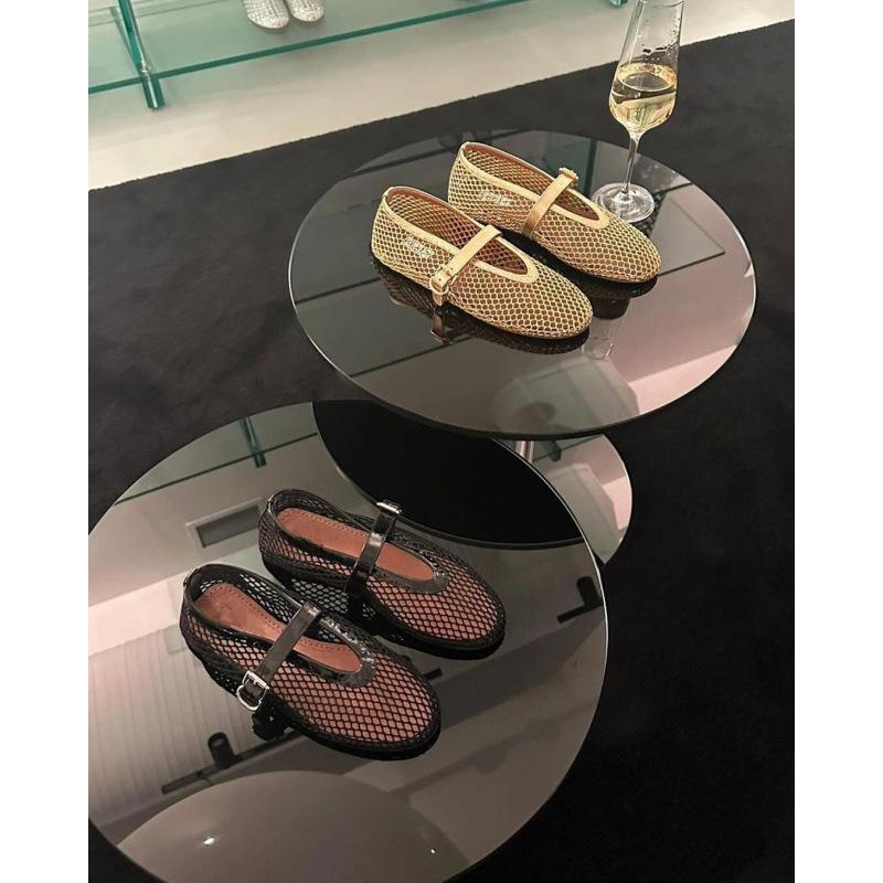 

Точечные~ Кожаные сандалии-сетка с вырезами, женские летние туфли Мэри Джейн на плоской подошве с круглым носком и ремешком с одной пряжкой 40 чёрный