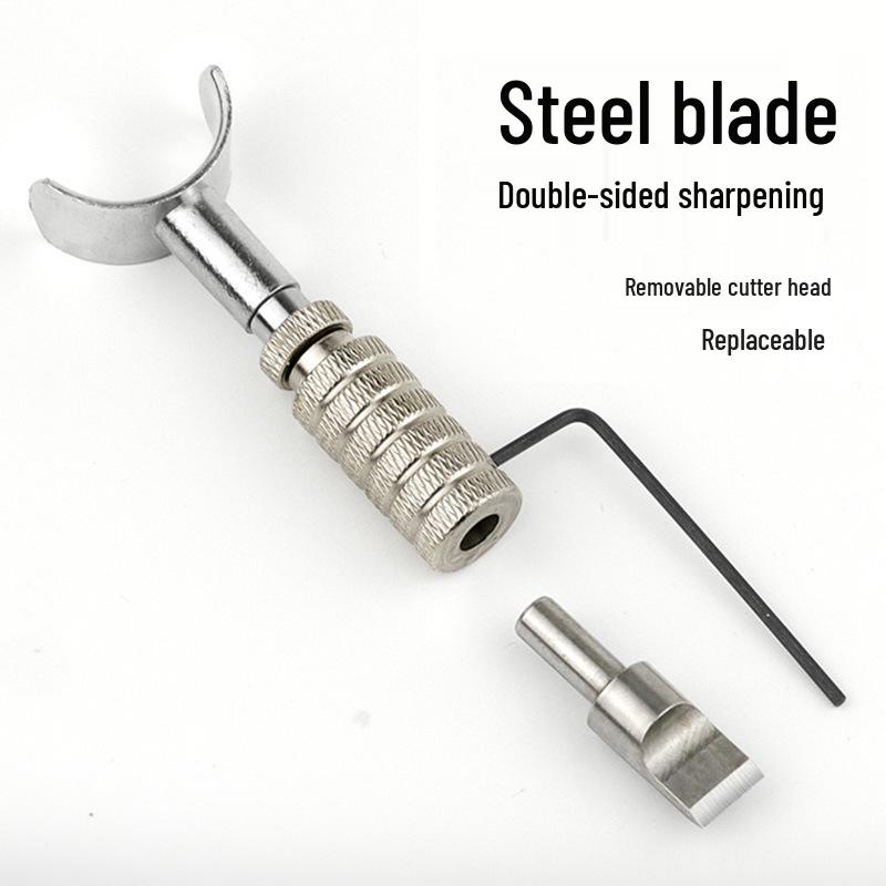Adjustable DIY Leather Carving Knife Tool Kit with Rotary Cutter