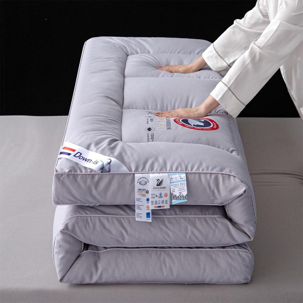 Class A 3D Feather Down Mattress Topper for Dorms, Hotels, and B&Bs