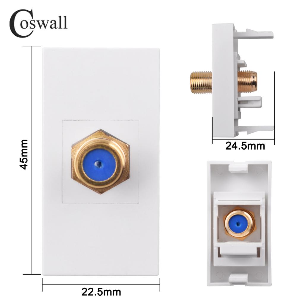 Glass Panel Wall EU Israel Italy Socket + WIFI Tuya Smart Switch + TV Internet Jack Type-C USB Charger Connector DIY Module