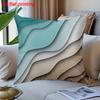 1PCS Featuring Flowing Waves Zipper Double-sided Printed Pillow Insert Not Included Skin-Friendly Cushion Covers  for Beds Sofas