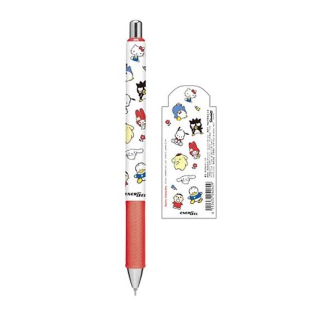 Kamio Japan Sanrio Energel Gel Ink Ballpoint Sanrio Retro 204262 Pen, 0.5mm, Characters, Design,