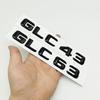 3d ABS Black Logo GLC 43 63 63S 200 220 300 Emblem Car Rear Trunk Letters Sticker for Mercedes Benz X253 GLC Class Accessories