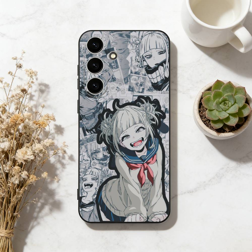 T-Toga himiko Phone Case For Samsung Galaxy A73,A72,A71,A70,A53,A52,A51,Others Soft Black Cover