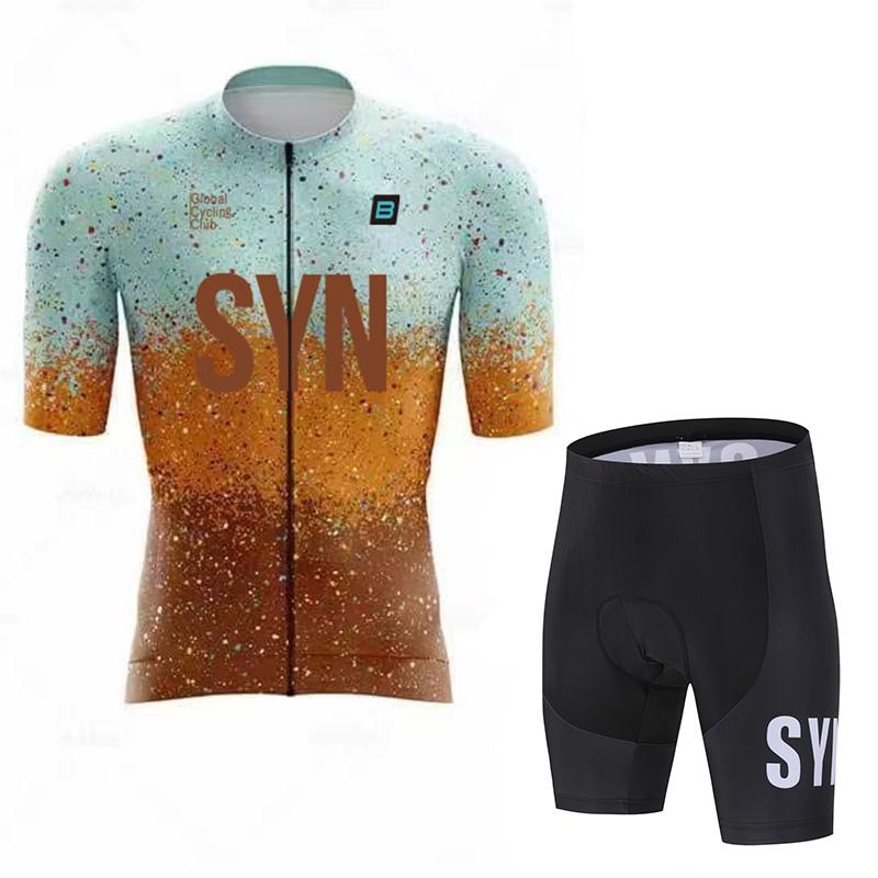 

2026 SYN Cycling Jersey Cycling Bib Men s Cycling Sports Sugi Summer Cycling Shorts Road Bike Top Quick Drying Cycling Jacket S