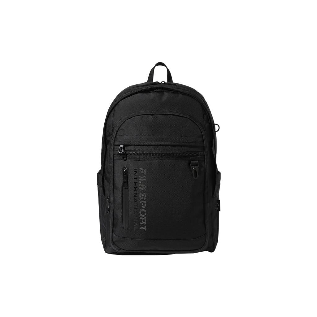 New FILA Nylon Backpack Regular Unisex Black FS3BPF5002X-BLK