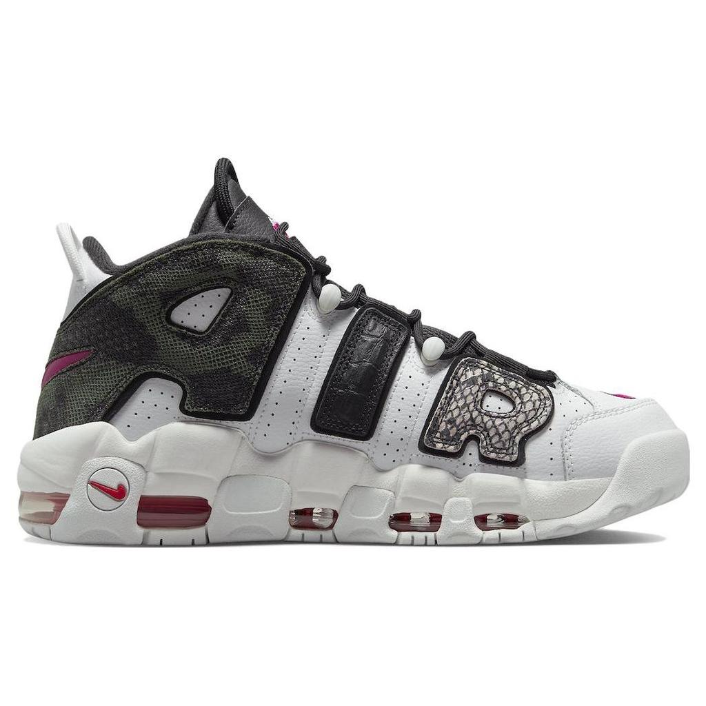 Nike Air More Uptempo Tunnel Walk Sneakers Unisex Wielokolorowe Summit-White University-Red DZ4838-100