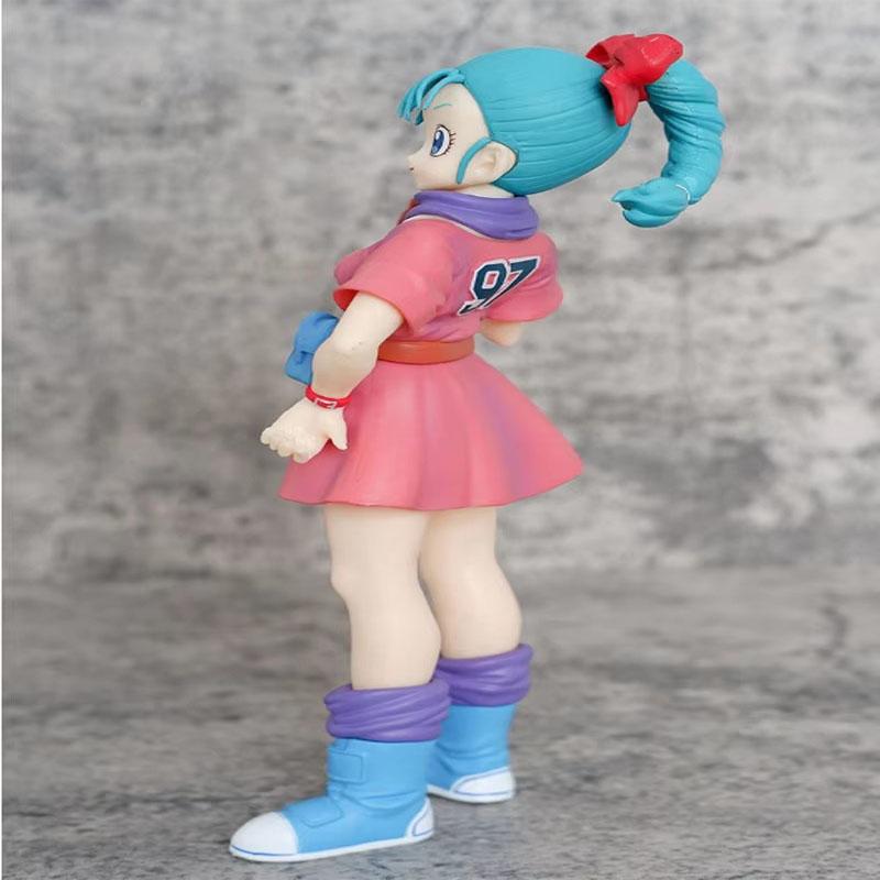 Dragon Ball Z Anime Figures Glitter Glamours Childhood Bulma Action Figure PVC Model 24cm Bulma Ornaments Toys Gifts