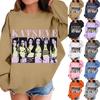 Kids Long Sleeve Printed Neck Sweatshirt Casual Pullover Top