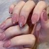 Secret Lives Ongles Press-on Acryliques Réutilisables Faux Ongles Artificiels Designer Extension Rose Ensemble de 24 Pièces avec Kit