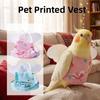 Cartoon Parrot Diaper Adjustable Parrot Flight Suit Cute Pet Bird Nappy Suit  Pet Bird Supplies