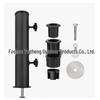 Grande Ombrellone da Esterno con Base in Cemento Nero da 30 cm e Manicotto per Supporto