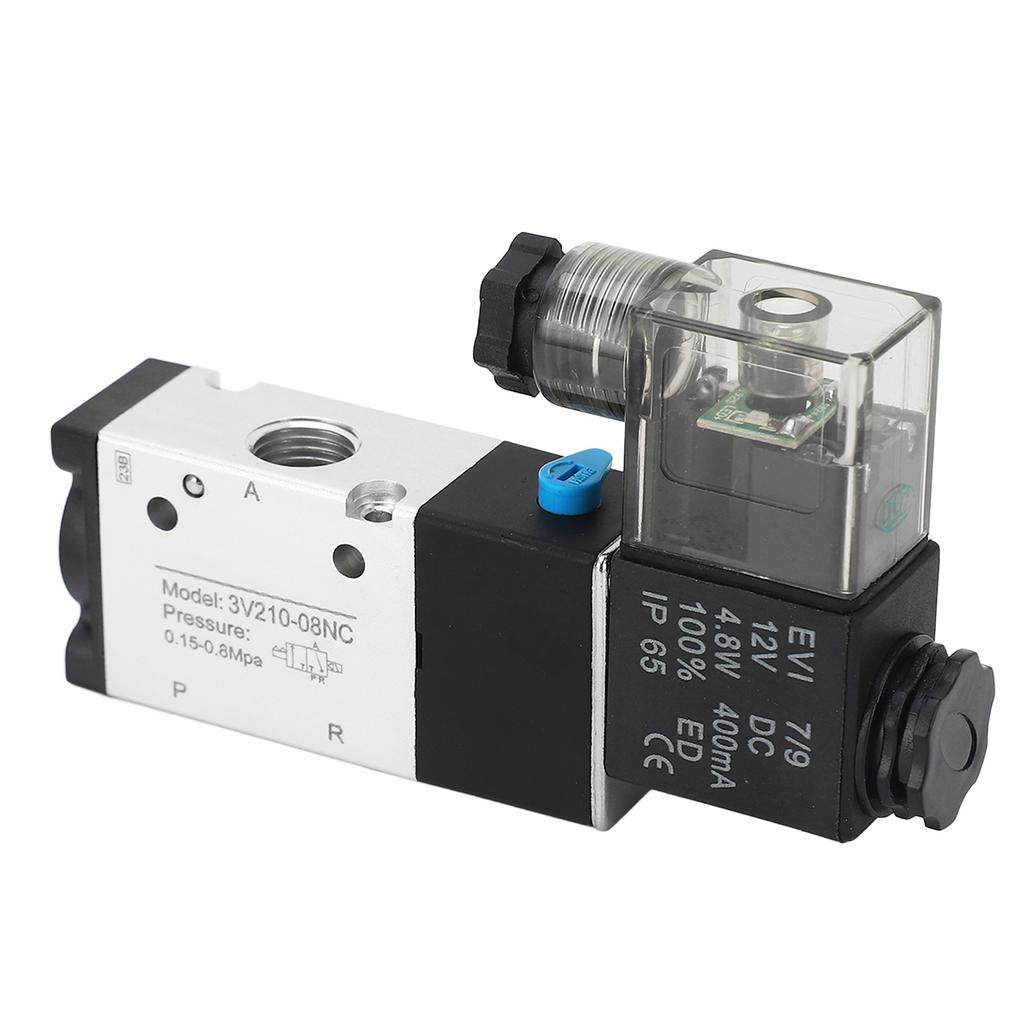 14in NPT Pneumatic Solenoid Valve 2 Position 3 Way IP65 Air Powered Solenoid Valve DC12V