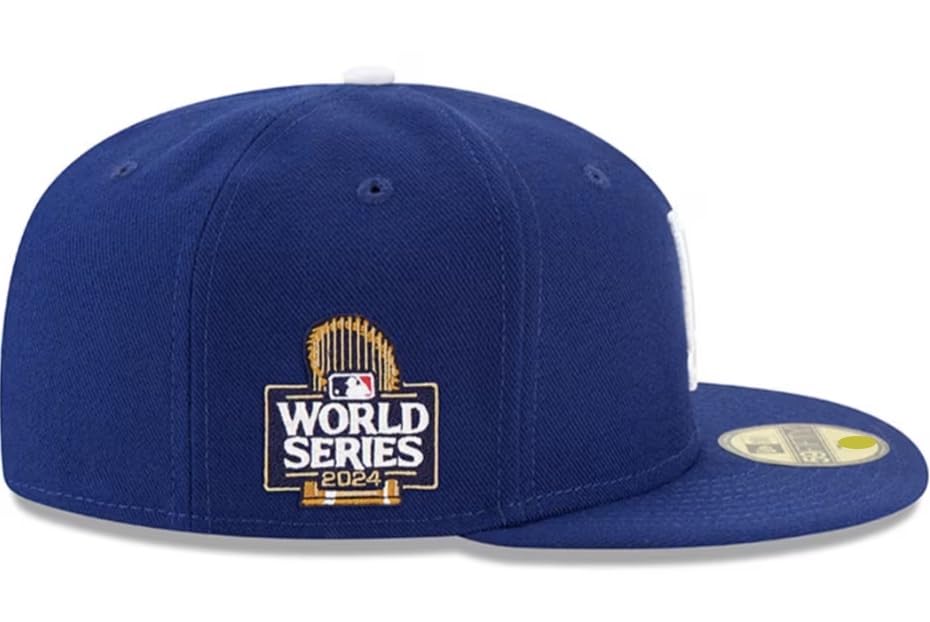 MLB Los Angeles Dodgers 2024 World Series Official Game Model Cap, 59FIFTY, Size 8 [Parallel Import]